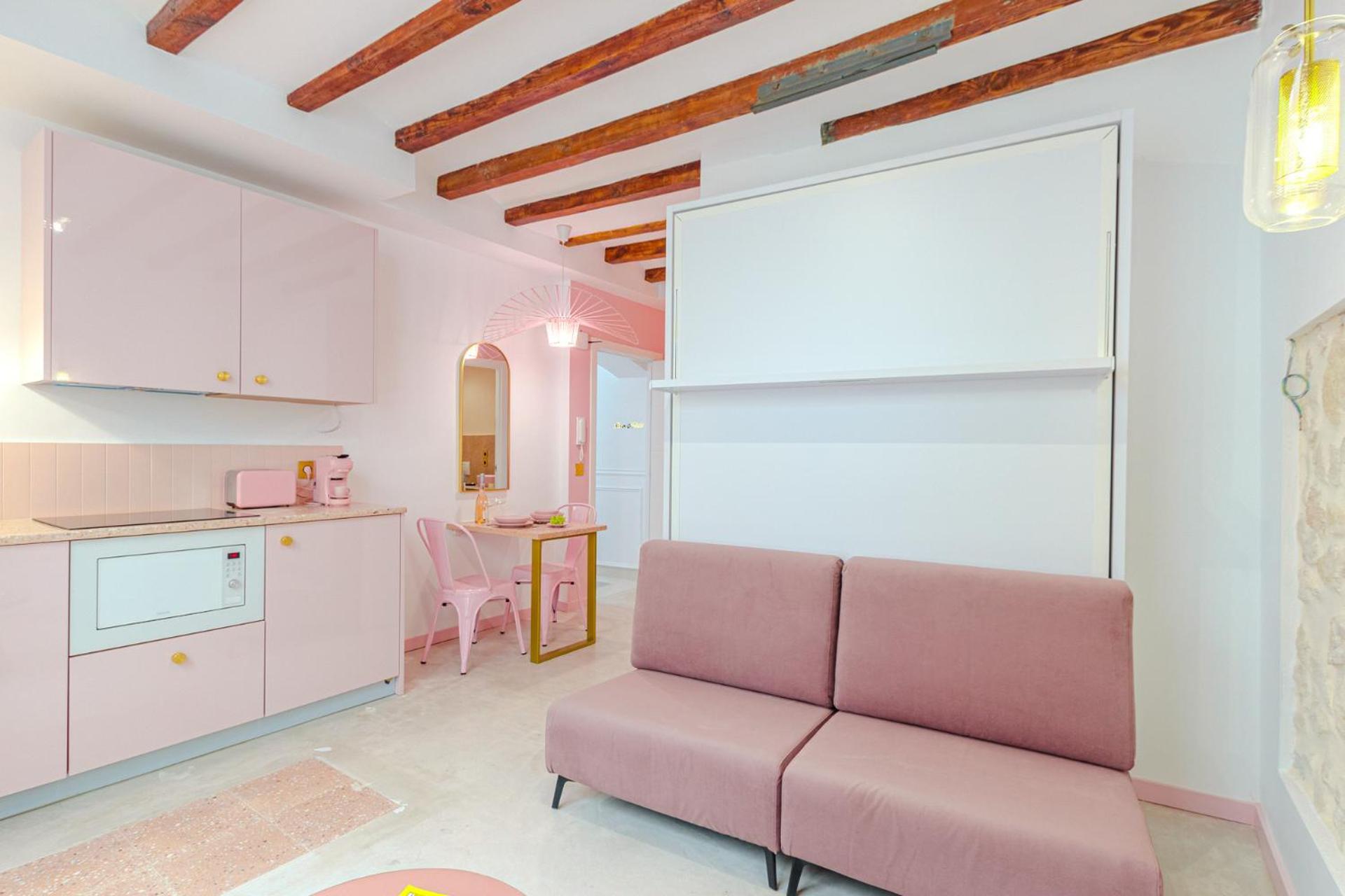 Glamorous Pink Studio In City Center 알리칸테 외부 사진