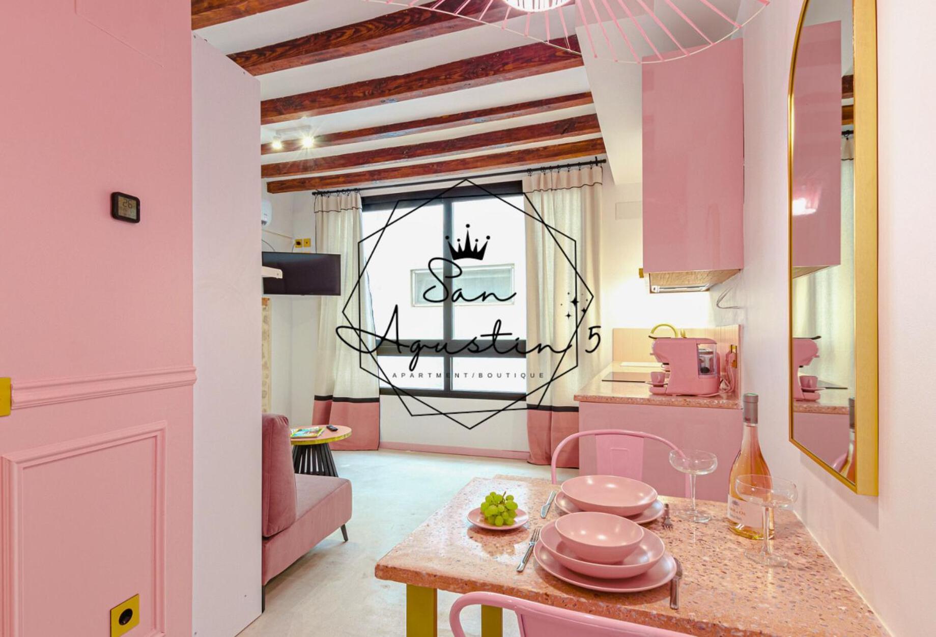 Glamorous Pink Studio In City Center 알리칸테 외부 사진